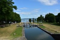 Carl Johan slussen von Berg - 7 Kammern Schleuse des Göta Kanals