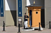 Stockholm - Wache am königlichen Schloss