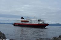 Trondheim - Treffen von nordgehender und südgehender Hurtigrute