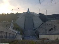 Modernes Oslo - Bakken (Ski Schanze) am Holmenkollen 