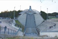 Modernes Oslo - Bakken (Ski Schanze) am Holmenkollen 