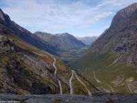 Trollstigen - Blick ins Isterdalen (Richtung Åndalsnes)
