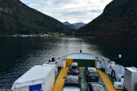 Fähre über den Norddalsfjord von Linge nach Eidsdal - Hauptfjord Storfjord, Nebenfjord Norddalsfjord