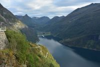 Geirangerfjord - Standort Ørne-Svingen (Adlerkurve)