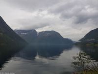 Das Norangsdalen endet im Norangsfjord - Nebenarm des Hjørundfjord