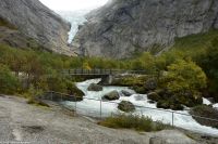 Der Briksdalsbreen - einer der Auslassgletscher des Jostedalsbreen