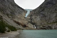 Der Briksdalsbreen - einer der Auslassgletscher des Jostedalsbreen