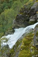 Der Briksdalsbreen - Postglaziale Landschaft unterhalb des Gletschers - Der Kleivafossen