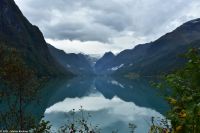 Der Briksdalsbreen - Postglaziale Landschaft unterhalb des Gletschers
