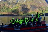 Traumwetter für unser exklusives Abenteuer - mit dem RIB-Boot über den Aurlandsfjord