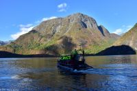 Traumwetter für unser exklusives Abenteuer - mit dem RIB-Boot über den Aurlandsfjord