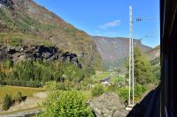 Es folgt direkt ein weiteres Highlight - Fahrt mit der Flåmsbane - der steilsten Eisenbahnstrecke der Welt (ohne Hilfsmittel) - von  Flåm nach Myrdal