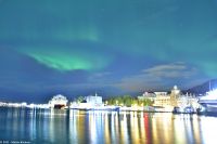 Bergen bei Nacht und...mit Polarlicht!!!!