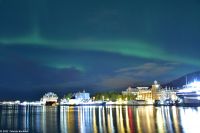 Bergen bei Nacht und...mit Polarlicht!!!!
