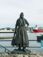 Klippfischfrau in Kristiansund