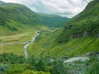 Busfahrt über das Vikafjell