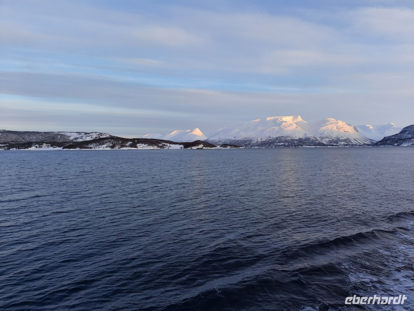 Fahrt von Tromsö nach Alta - Lyngenfjord 