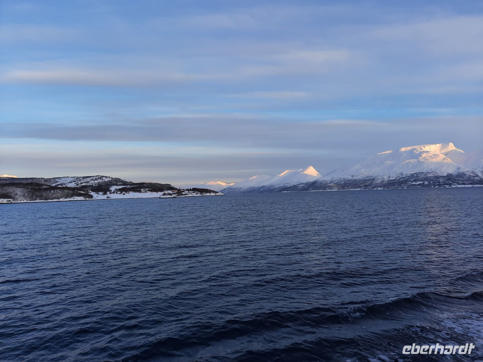 Fahrt von Tromsö nach Alta - Lyngenfjord 