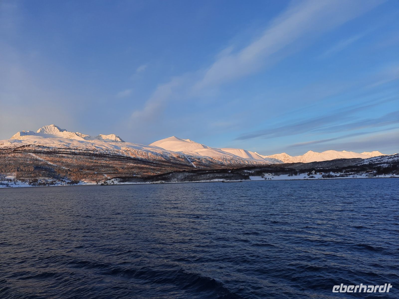Fahrt von Tromsö nach Alta - Lyngenfjord 