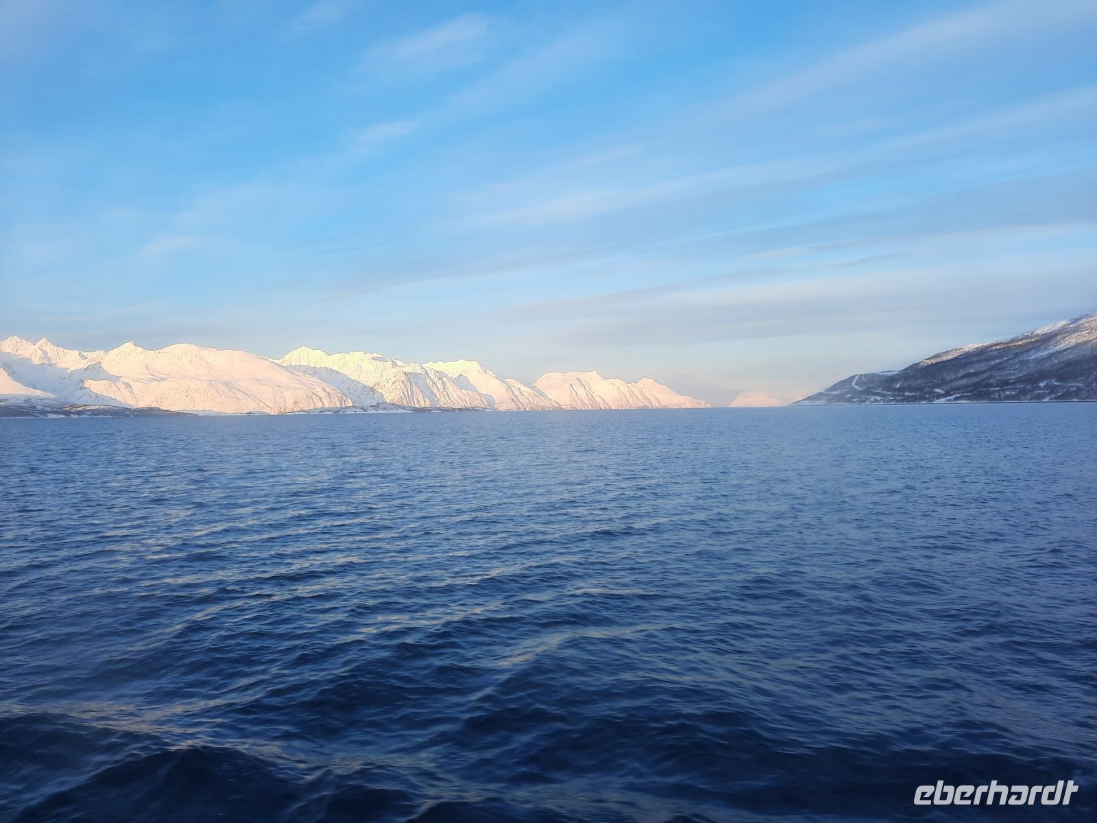 Fahrt von Tromsö nach Alta - Lyngenfjord 