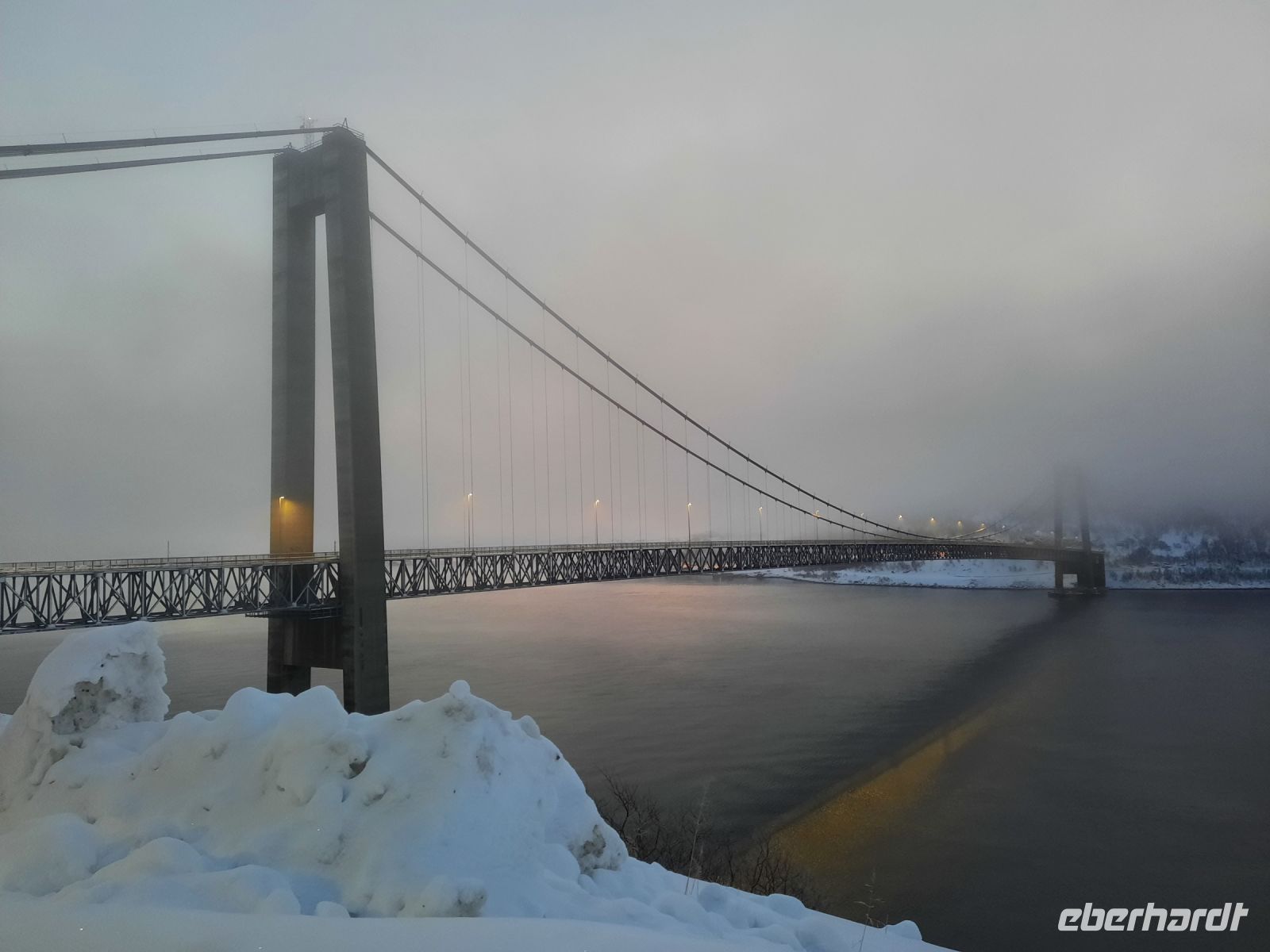 Kvalsund-Hängebrücke