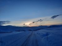 Fahrt über das Kvænangsfjell