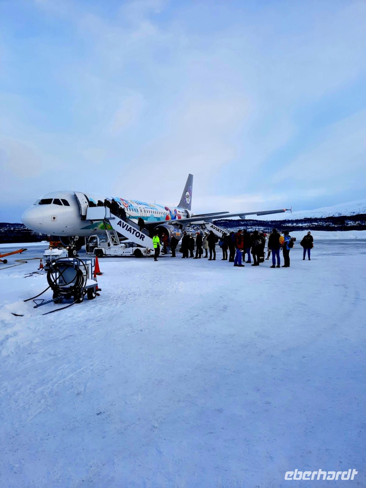 Heimflug von Tromsö nach Dresden...