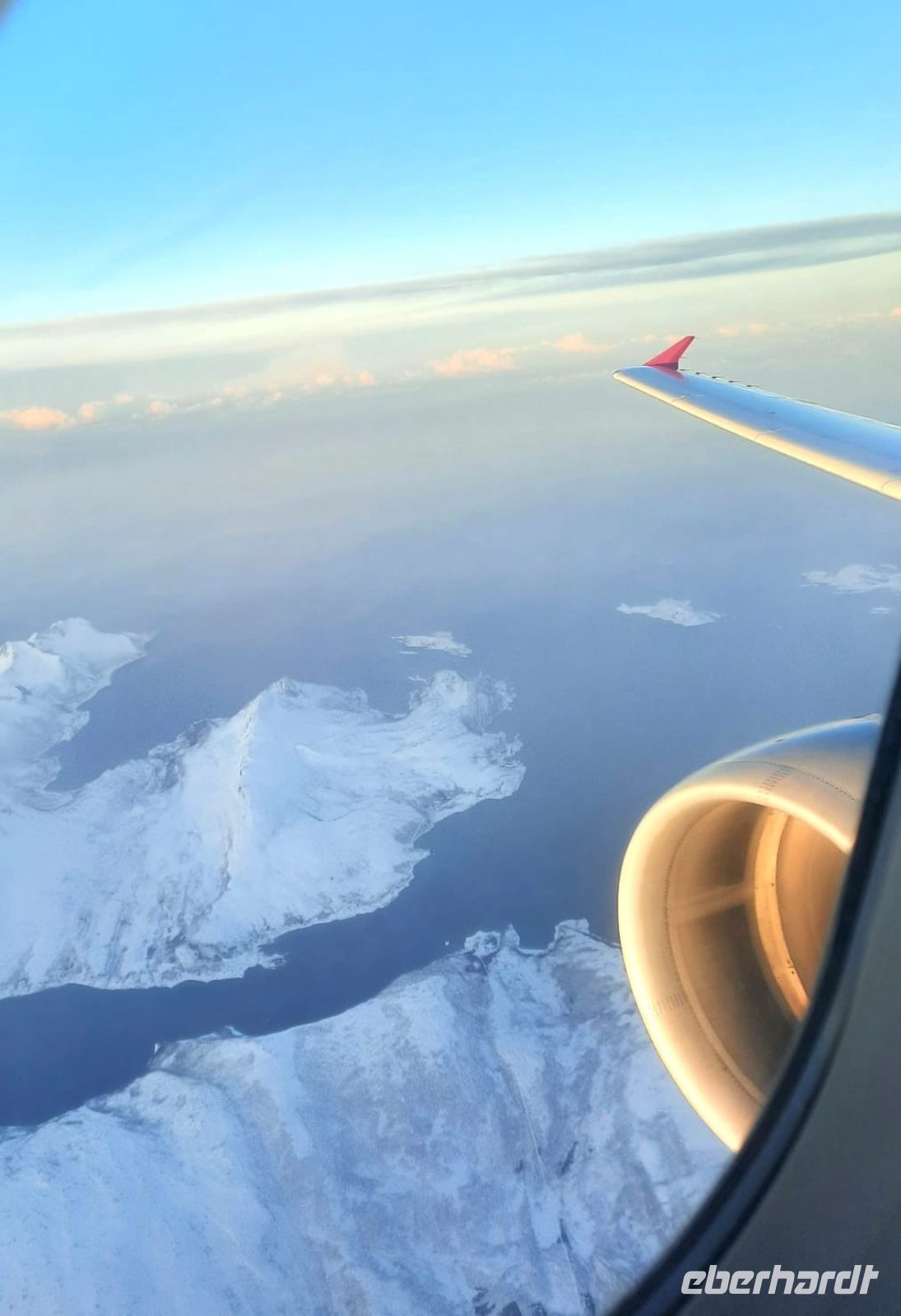 Heimflug von Tromsö nach Dresden...