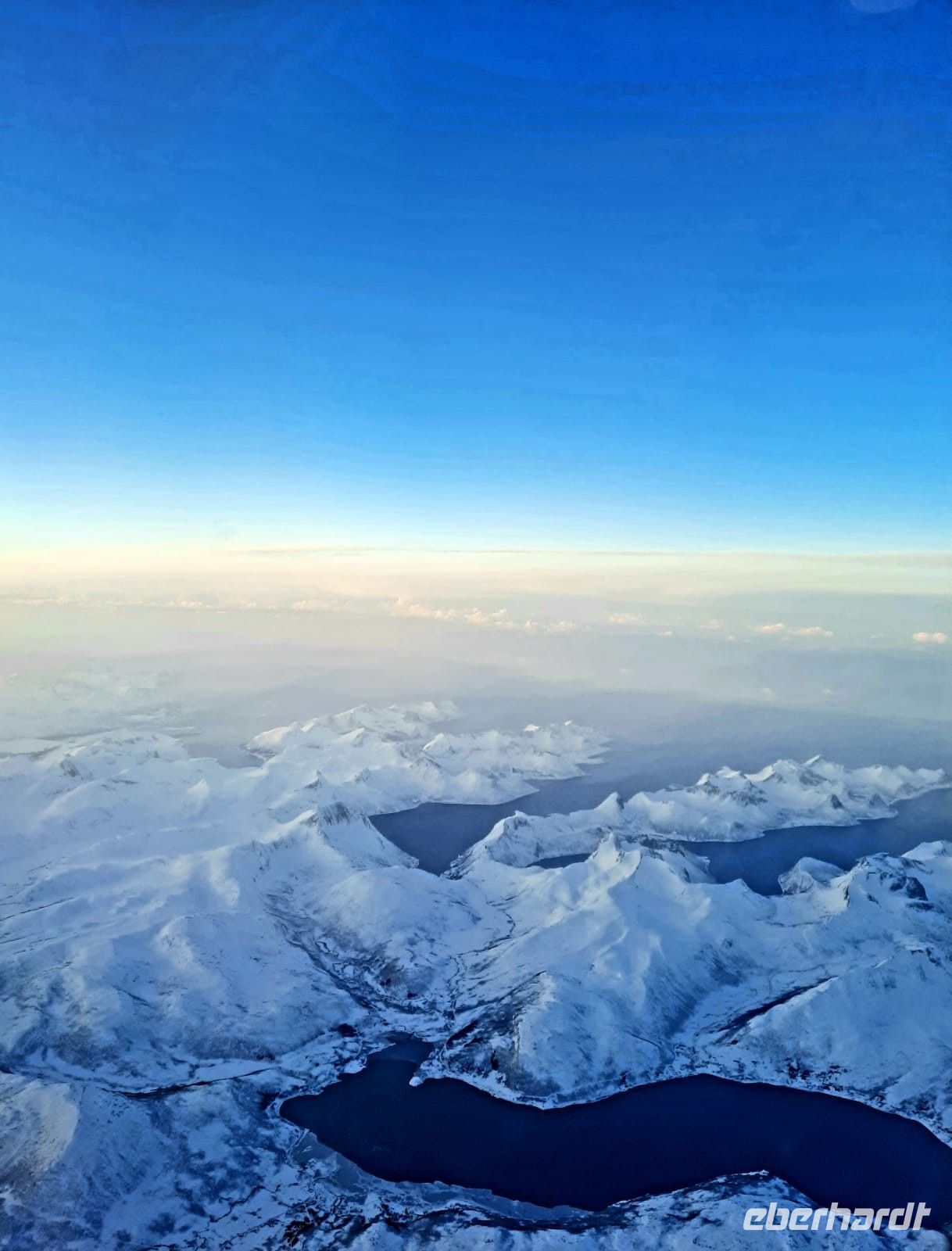Heimflug von Tromsö nach Dresden...