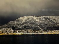 Blick auf den Hausberg von Tromsö