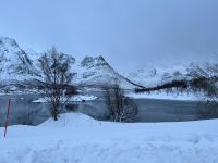 Landschaft auf dem Weg nach Harstad