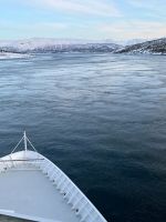 Engste Stelle auf der Route mit starker Strömung
