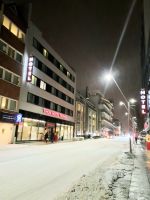 Norwegen - Tromso -  Thon Hotels Tromso & Polar - verschneite Straßen.jpg