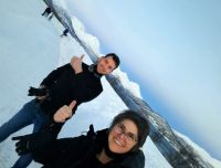 Norwegen - Eberhardt Reisebegleiter Martin und Annett am Balsfjord.jpg