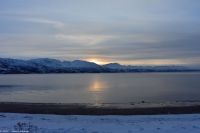 Bjerkvik am Ofotenfjord - Kreuzung von E6 und E10