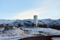 Bjerkvik am Ofotenfjord - Kreuzung von E6 und E10