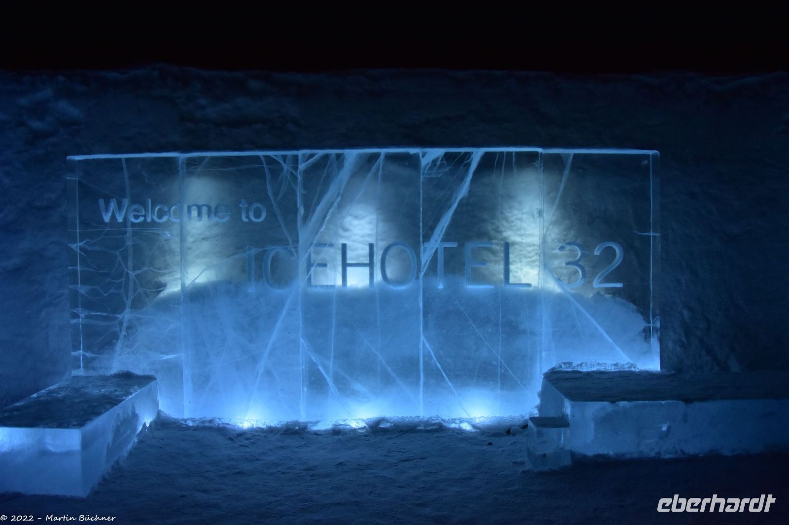 Icehotel 32 - Eishotel Jukkasjärvi am Torneälven in Schwedisch Lappland - #icehotelsweden