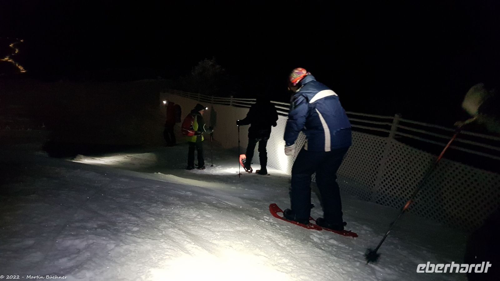 Schneeschuhwandern - Snowshoe Hike - um den Luosssavaara (von hier stammt das 