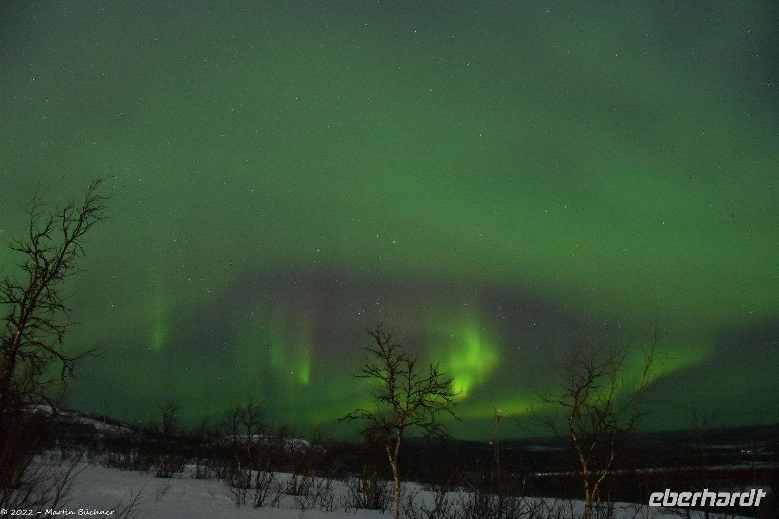 Polarlicht über Kiruna