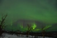 Polarlicht über Kiruna
