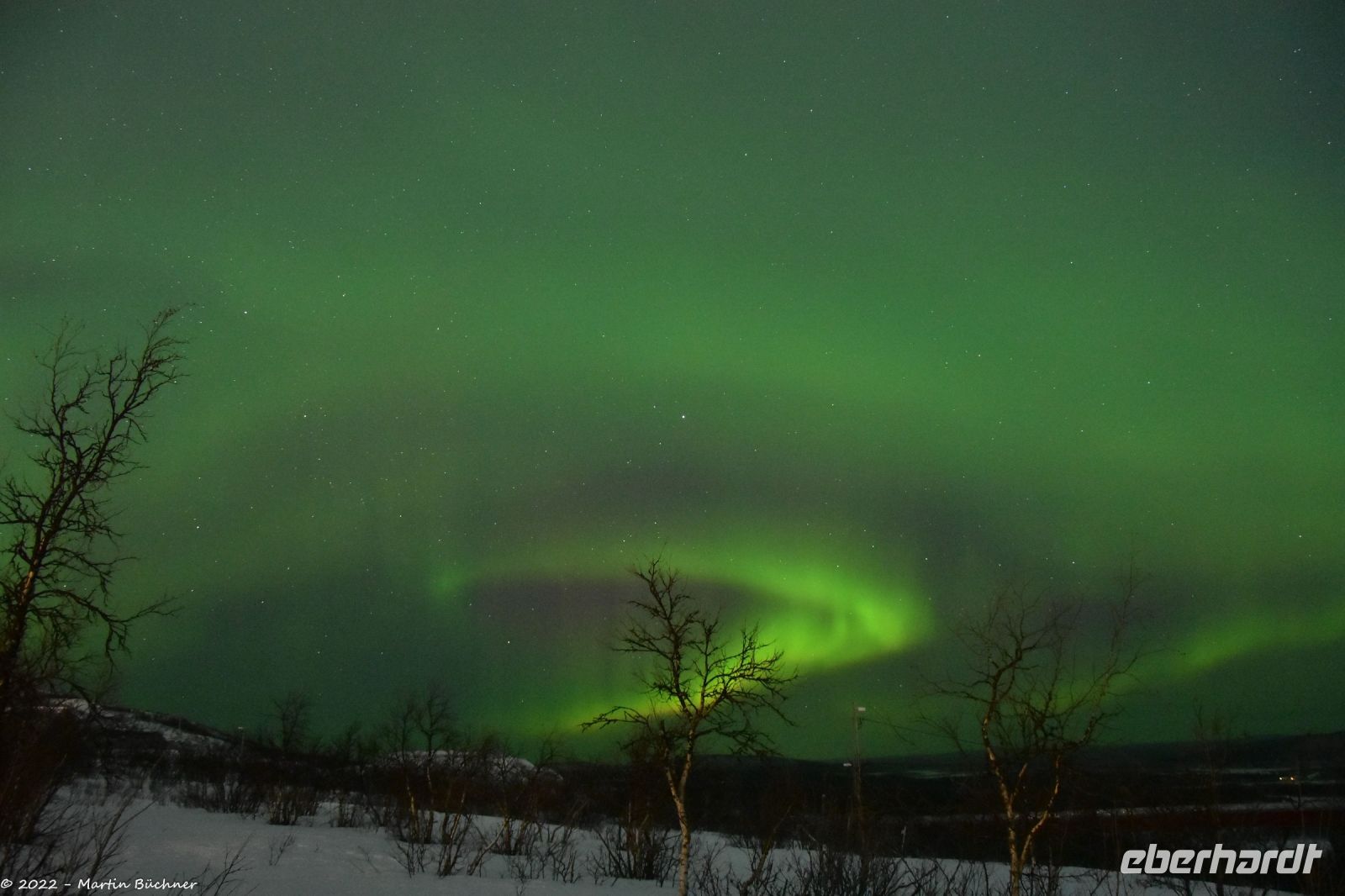 Polarlicht über Kiruna