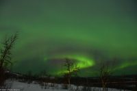 Polarlicht über Kiruna
