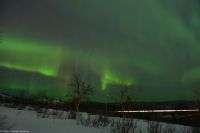 Polarlicht über Kiruna