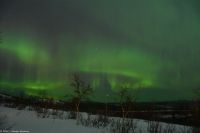 Polarlicht über Kiruna