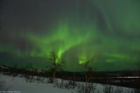 Polarlicht über Kiruna