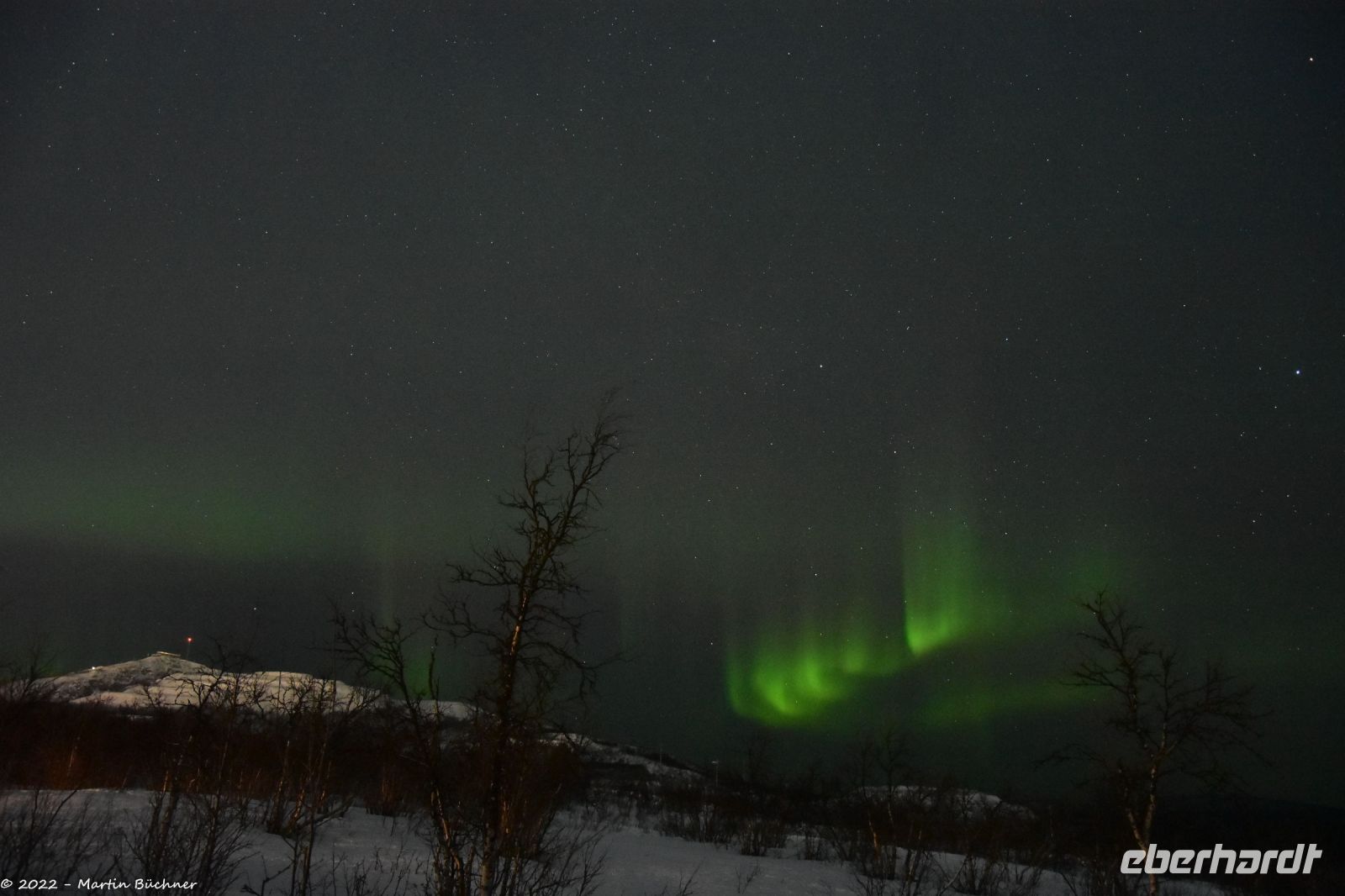 Polarlicht über Kiruna