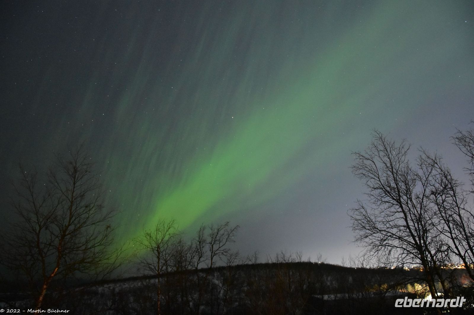 Polarlicht über Kiruna