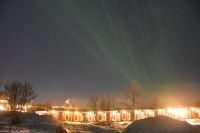 Polarlicht über Kiruna (Hotel Rippan)