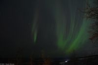 Polarlicht über Kiruna