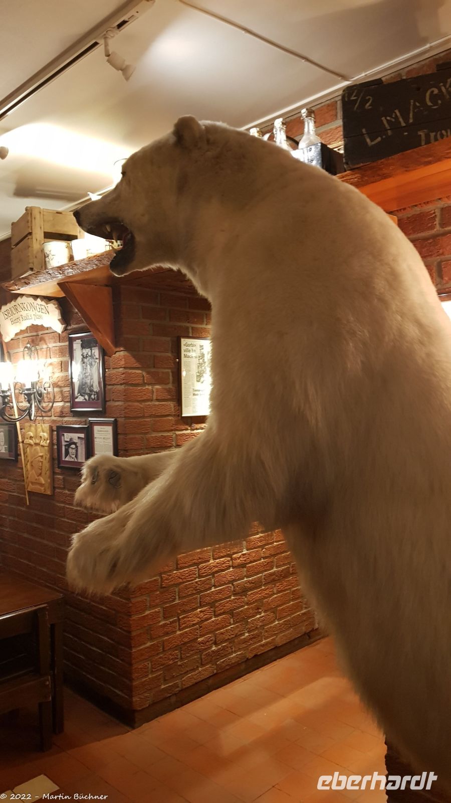 Tromsø - Ølhallen - der älteste Pub von Tromsø - eröffnet 1928 - Treff legendärer Eisbärenjäger der Arktis